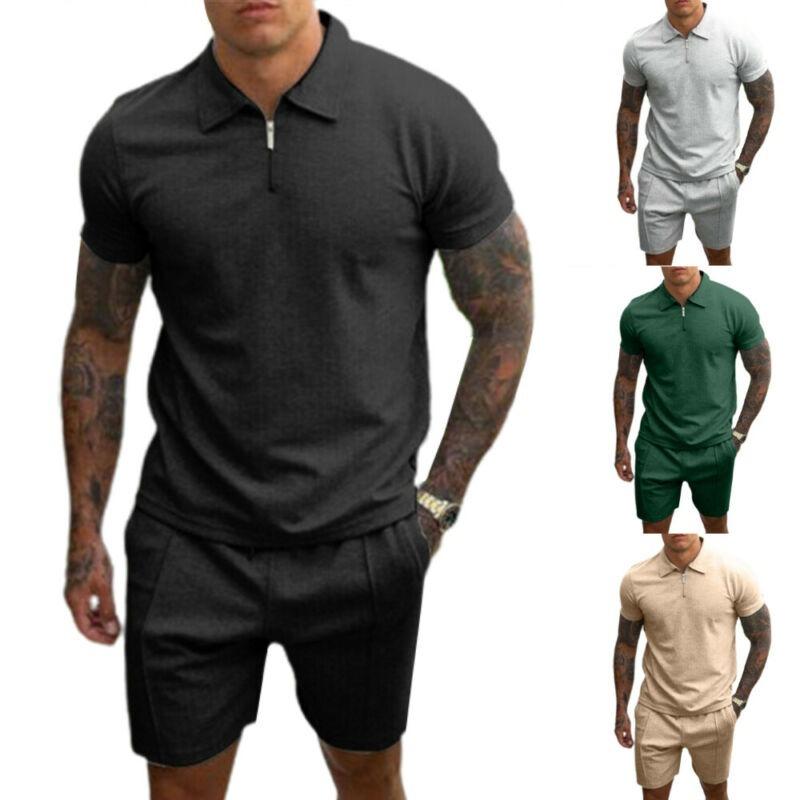 Short Sleeve Polo T-shirt+Shorts 
