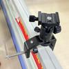 Aluminum Desktop Clamp C Clamp for Camera Tripod Head with 1/4Inch Connection Adapter Desk Mount Clamp