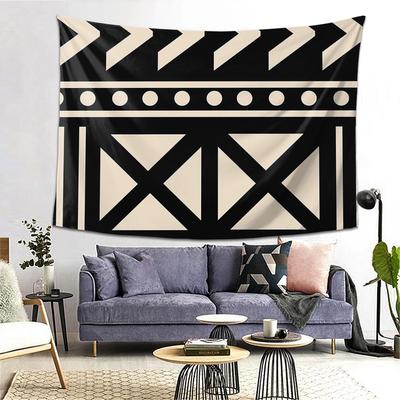 African Mud Cloth Black And White Trending Tapestry Decoration Art Aesthetic Tapestries for Bedroom Home Wall Cloth Wall Hanging