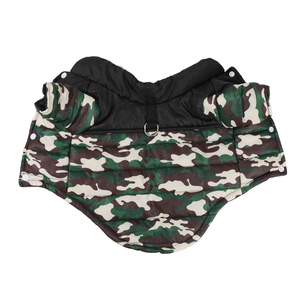 Dog Jacket Winter Warm Pet Clothes For Small Medium Dogs Cat Waterproof Puppy Padded Vest Coat With D-ring Yorkie Pug Outfits