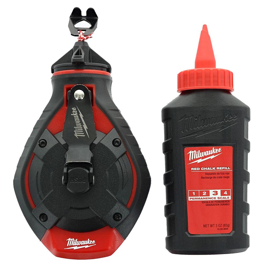 Milwaukee 100 Line Chalk Ft. (Red)