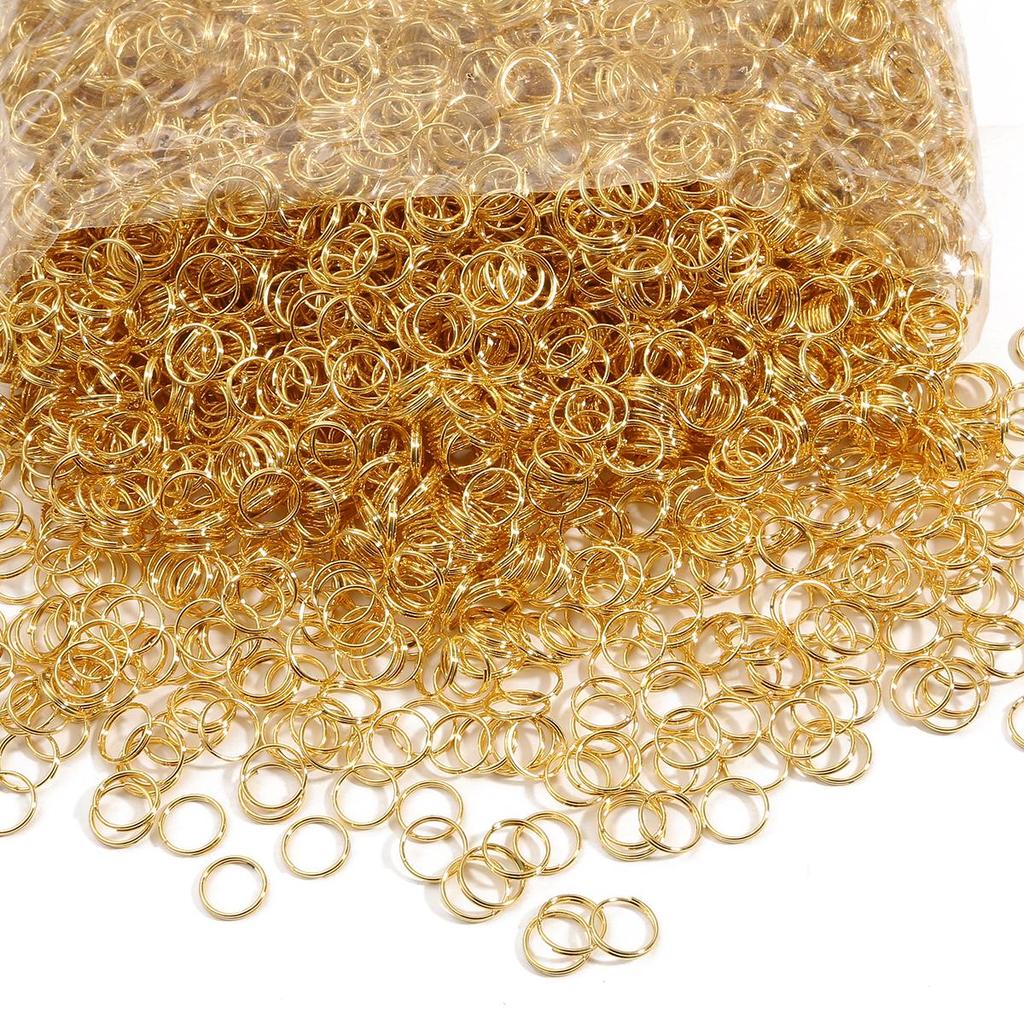 200-500Pcs Iron Double Ring Jump Ring For DIY Necklace Bracelet Jewelry Making Craft Accessories