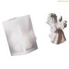K1AE Angel Wine Statue Silicone Molds Silicones Mould Easy Demodling for Epoxy Resin Soap Making