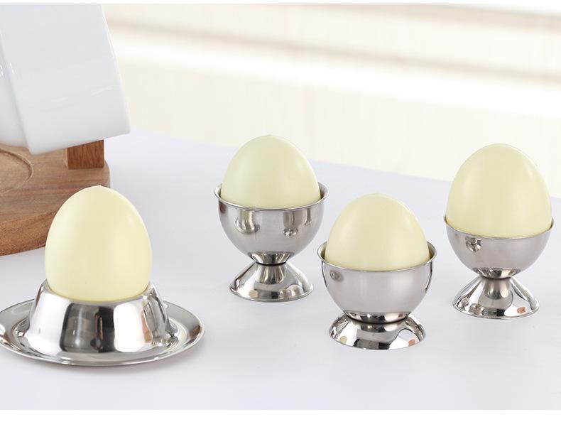 Stainless Steel Egg Rack and Holder - Creative Kitchen Egg Tray Stand
