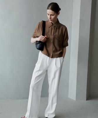 Owaiwai Comfort Pintuck Slacks Pants_I