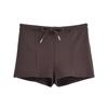 Kaslead New Women Clothes Western Style Zipper Ornament Double-sided Cloth Top Shorts 3641381 3641382