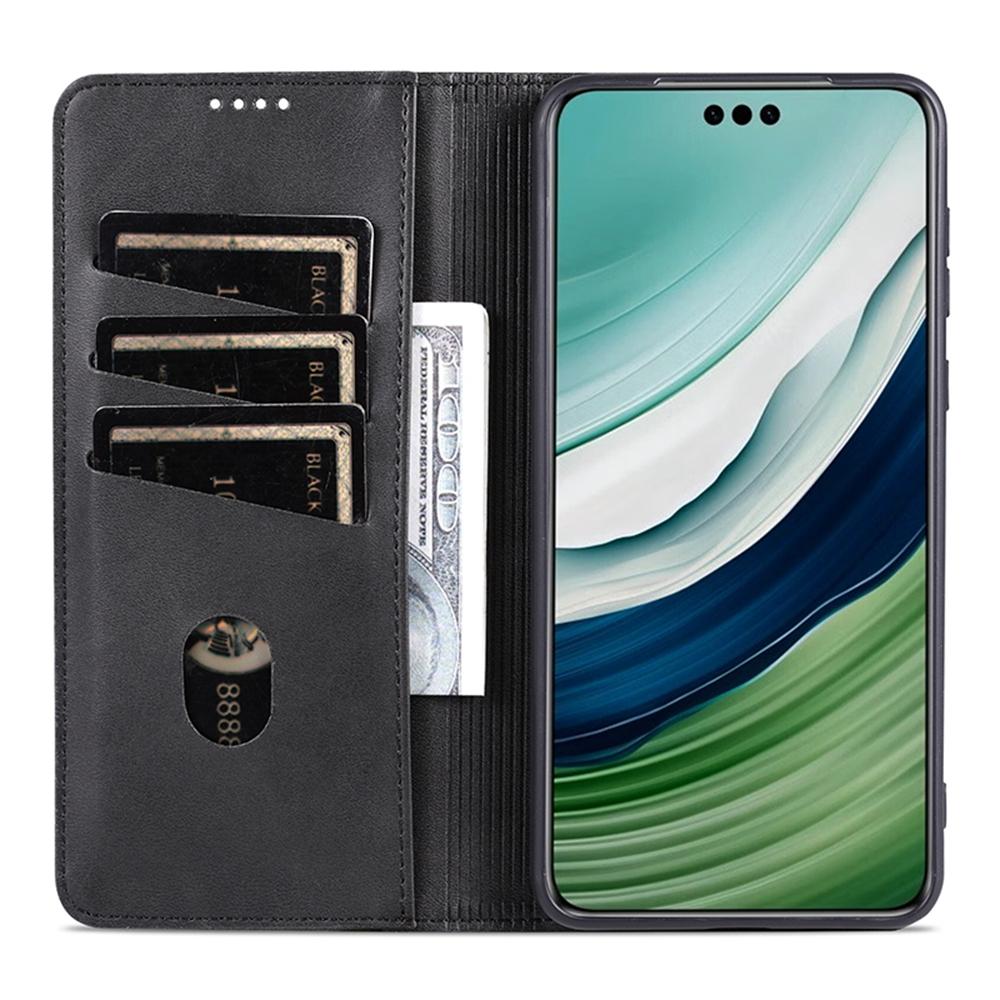 

AZNS For Huawei nova 14 5G Case Cowhide Texture PU Leather Wallet Phone Cover Green