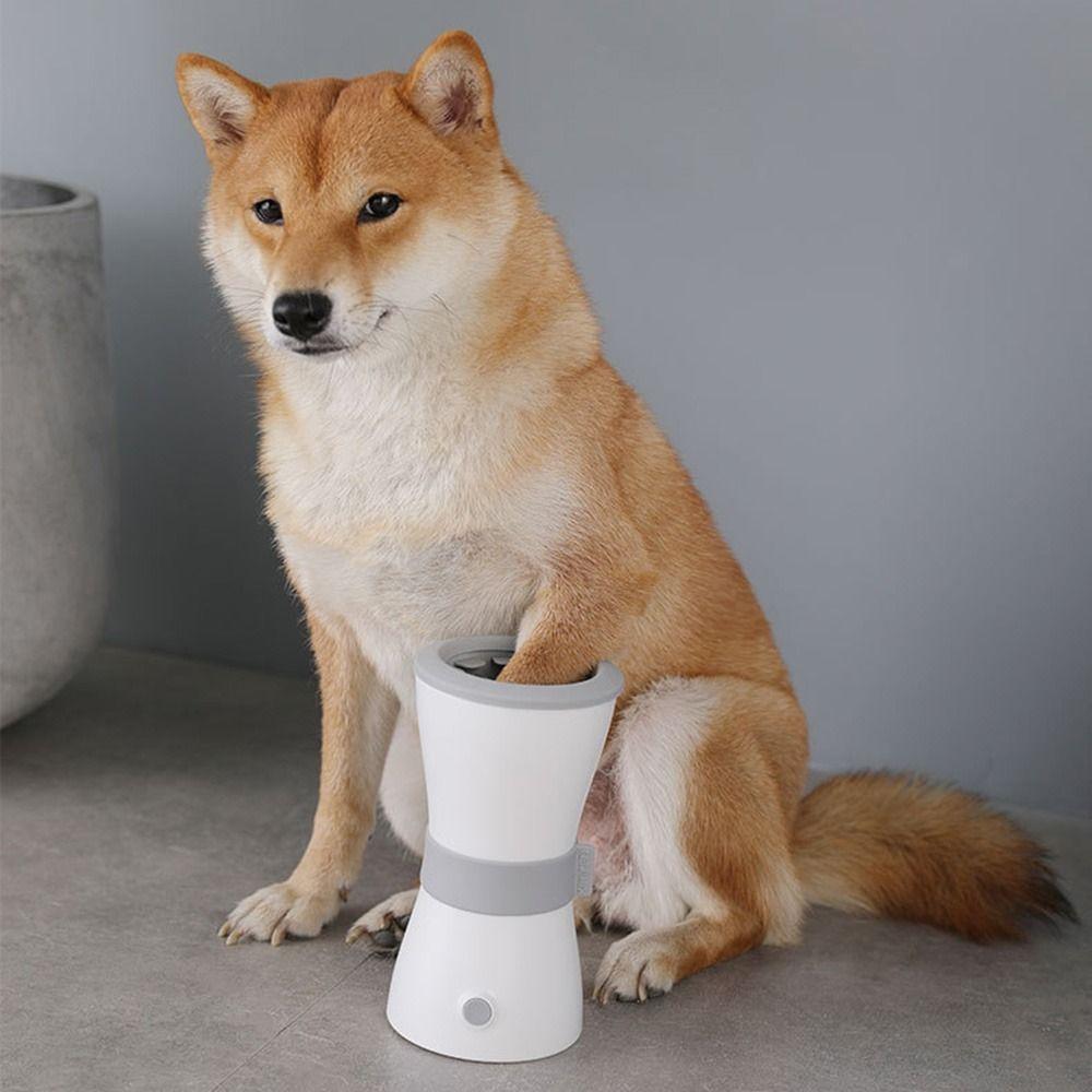 2 Modes Electrical Paw Cleaner Low Noise Dog Paw Automatic Cleaning Machine  Outdoor