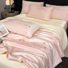 CHANSI Washed Ice Silk Embroidered Quilt
