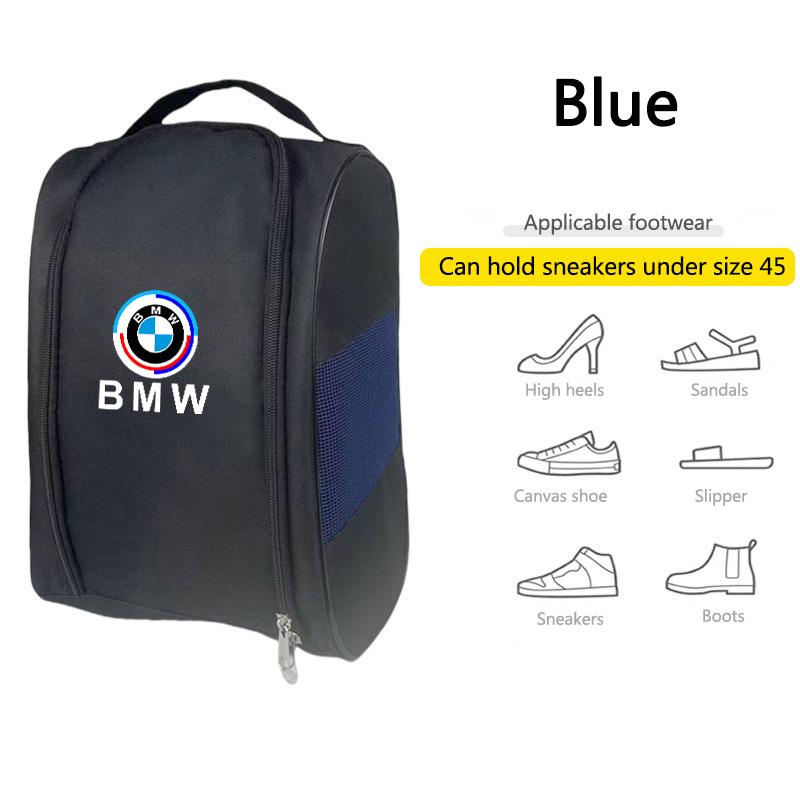 Car Logo Sneaker Storage Bag Travel Outing Shoe Storage Tools For BMW 50th F10 F30 E46 G28 G20 G30 E60 E39 G30 interior sticker gzhw17