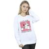 Disney Womens/Ladies Alice In Wonderland White Rabbit Sweatshirt