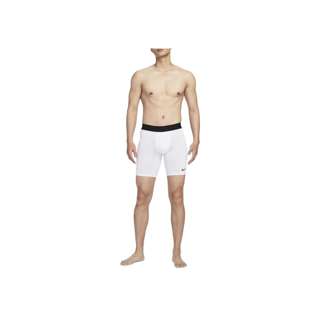 Nike Pro Dri-FIT Color Block Casual Quick-Dry Calções de Treino Masculinos Calções Branco FB7964-100