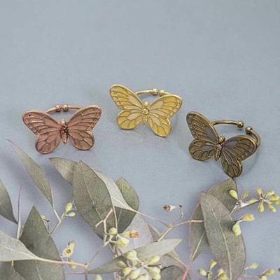 Ollia Bling Butterfly Free Size Fashion Ring