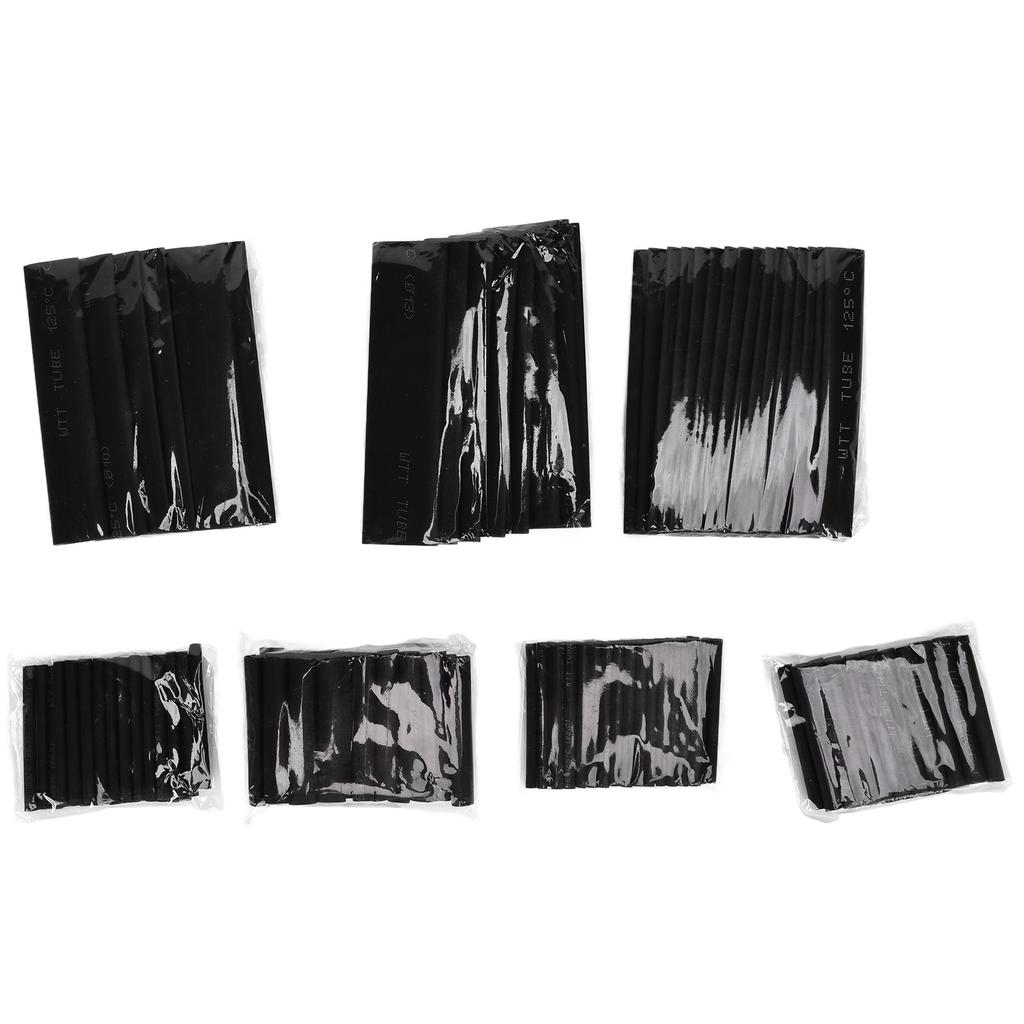 127Pcs Heat Shrink Tubing 2:1 Electric Insulation Shrinkable Tube Assortment Combination Set