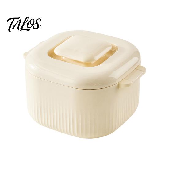 Reusable Lunch Container for Men Box, 700ML PP Portable Microwave Easy to Clean Meal Safe Food Snack Storage Outdoor, Work Temperature Locking Box бежевый