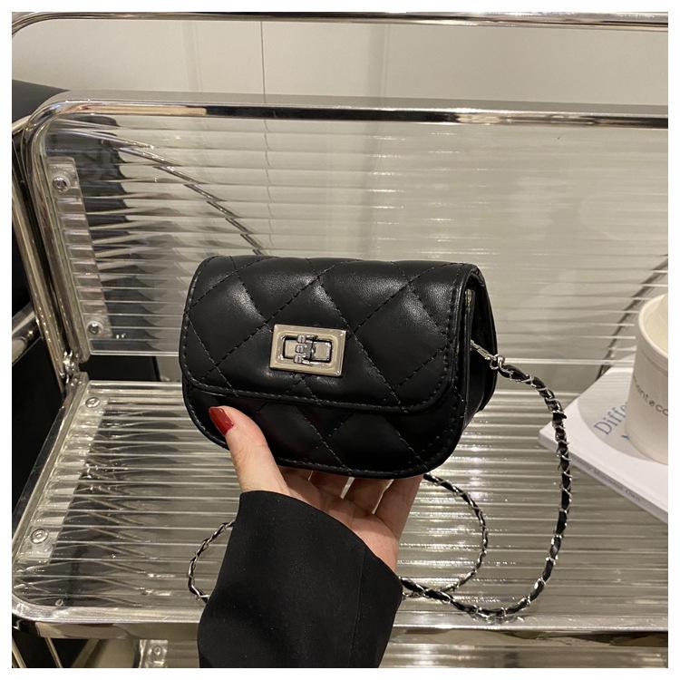 2025 Women's High-End Mini Crossbody Coin Purse with Silver Chain