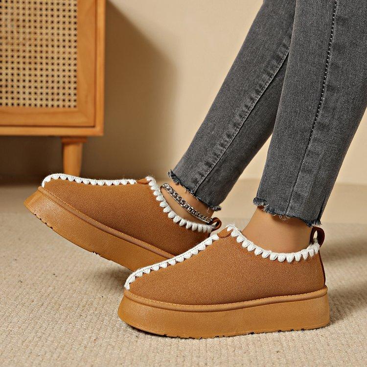 

Женские зимние сапоги Ug Witner на толстой подошве, теплая зимняя хлопковая обувь на меху