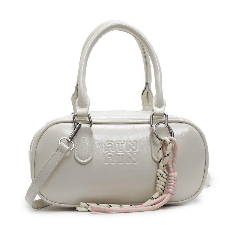 

Niche design retro Maillard portable small bag women s new fashion texture shoulder messenger bag Without pendant