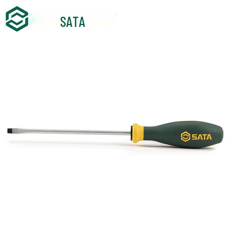 SATA G-Series 3-Color Handle Slotted Screwdriver 5x100MM