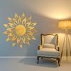 Sticker DIY Art Mural Home Decor Wall Decals Sun Flower Sticker Wallpaper Mirror Surface Sticker