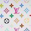 Louis Vuitton X Takashi Murakami Lisa Wallet Multicolor/White Monogram Canvas Women Wallets M27736
