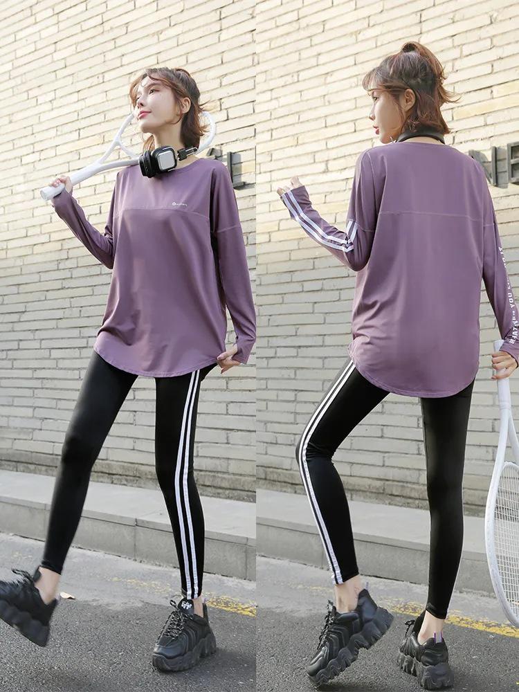 Women's Quick-Dry Autumn/Winter Running and Yoga Set for Outdoor Training