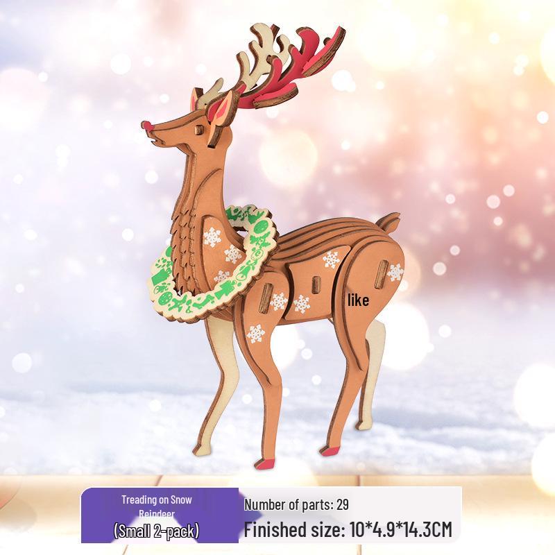 3D Holzpuzzle Modellspielzeug für Kinder ab 6 Jahren - Handgefertigtes Lernspielzeug