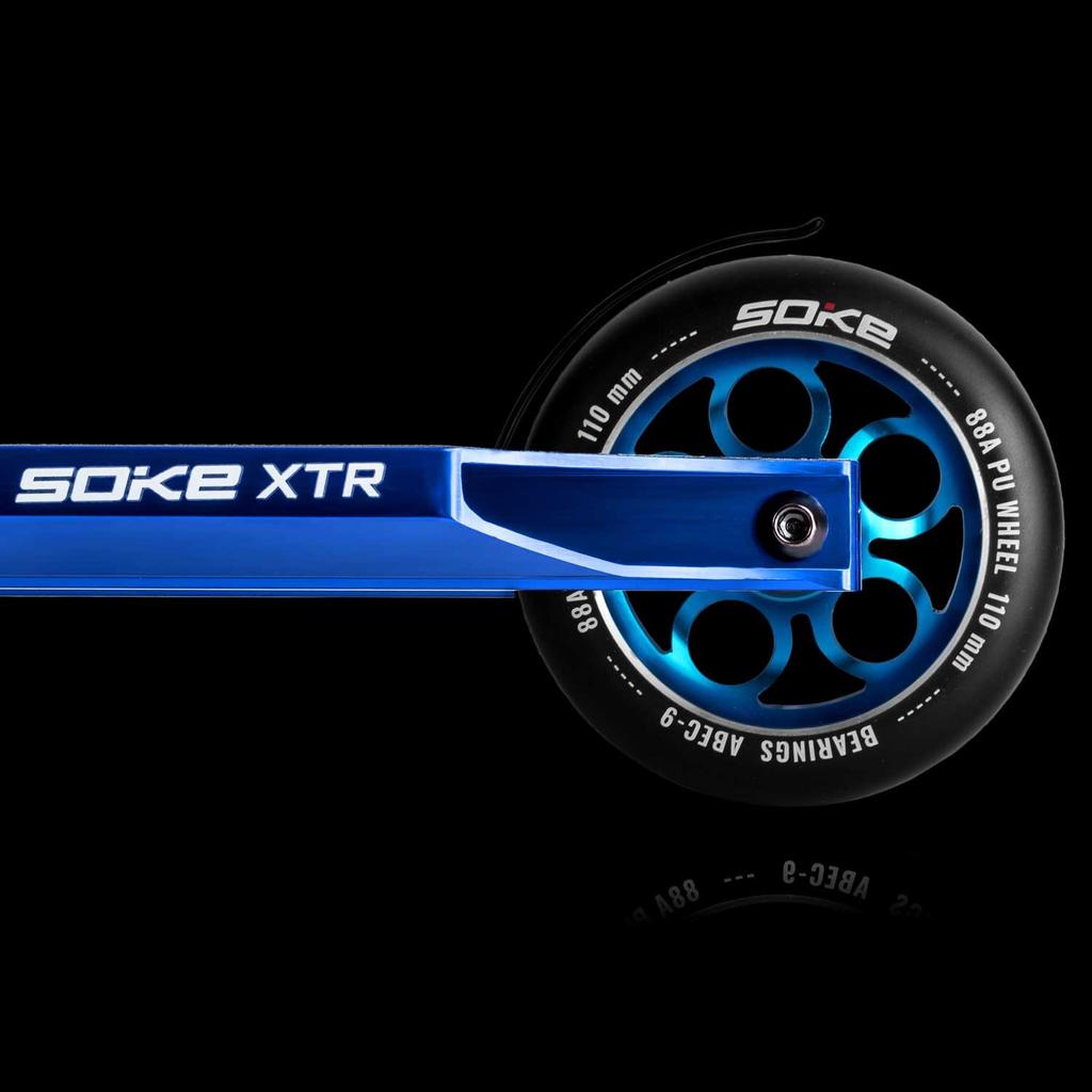 Scooter Wheels 110 Mm Blue 2 Pcs