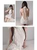 Plus Size Flattering Backless Knitwear - Japanese Style Sexy Knit