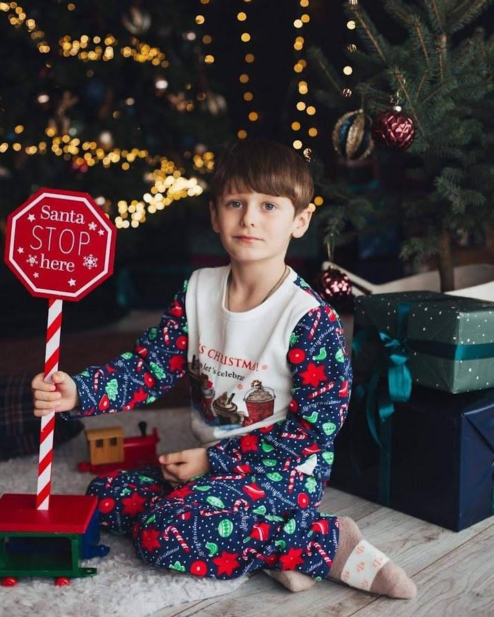 Winter Unisex Pajamas – New Year Family Style & Comfortable Fit, Winter, 6076-8 HC