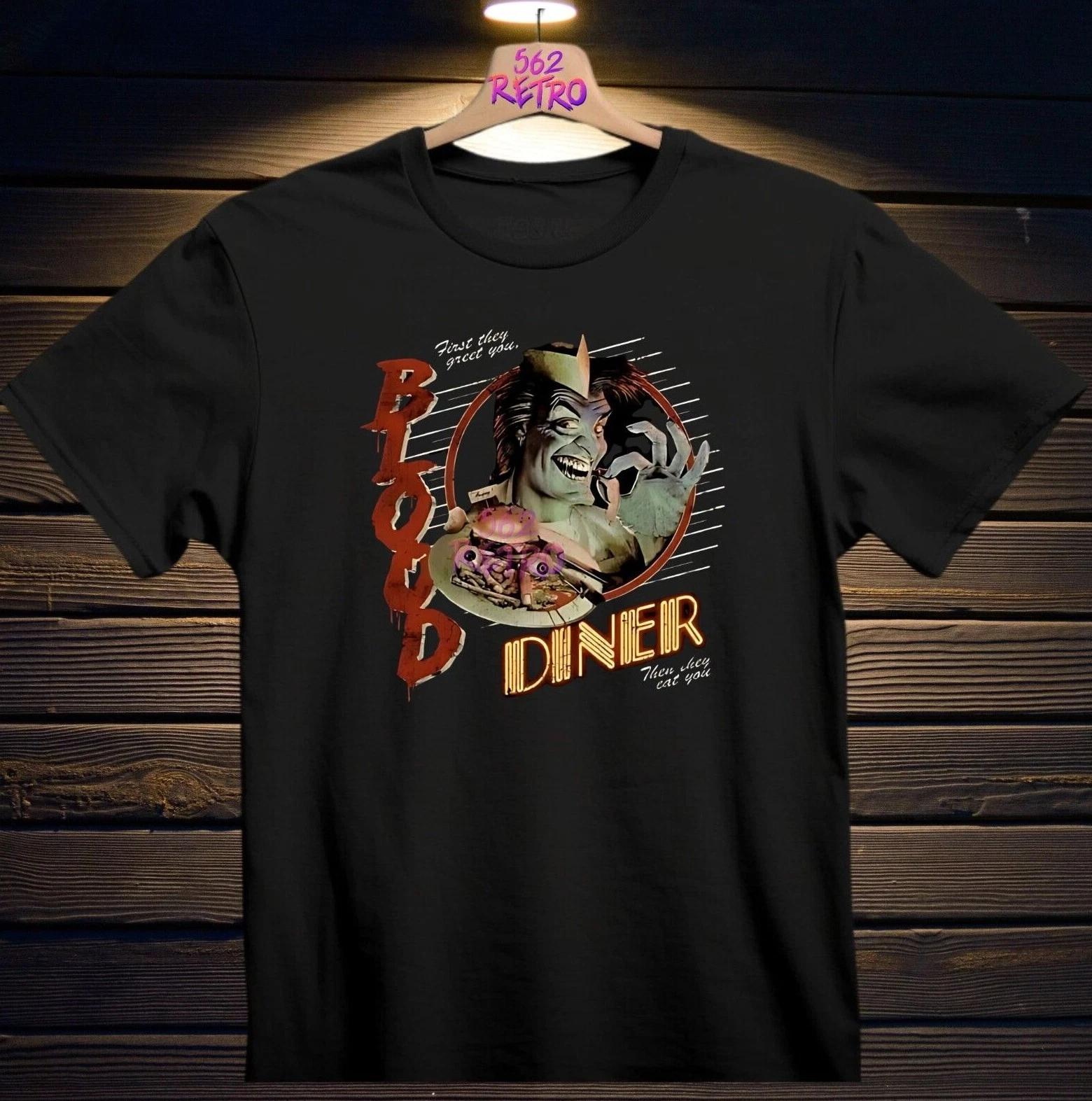 Blood Diner Movie Horror T-Shirt Black S-3XL L