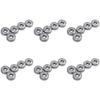 ABUL-607Z 7 X 19 X 6Mm Double Shielded Deep Groove Ball Bearings 30 Pcs
