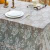 Wedding White Lace Tablecloth Vintage Reception Table Cloth for Wedding Decor Boho Party Valentine's Day Tablecloth