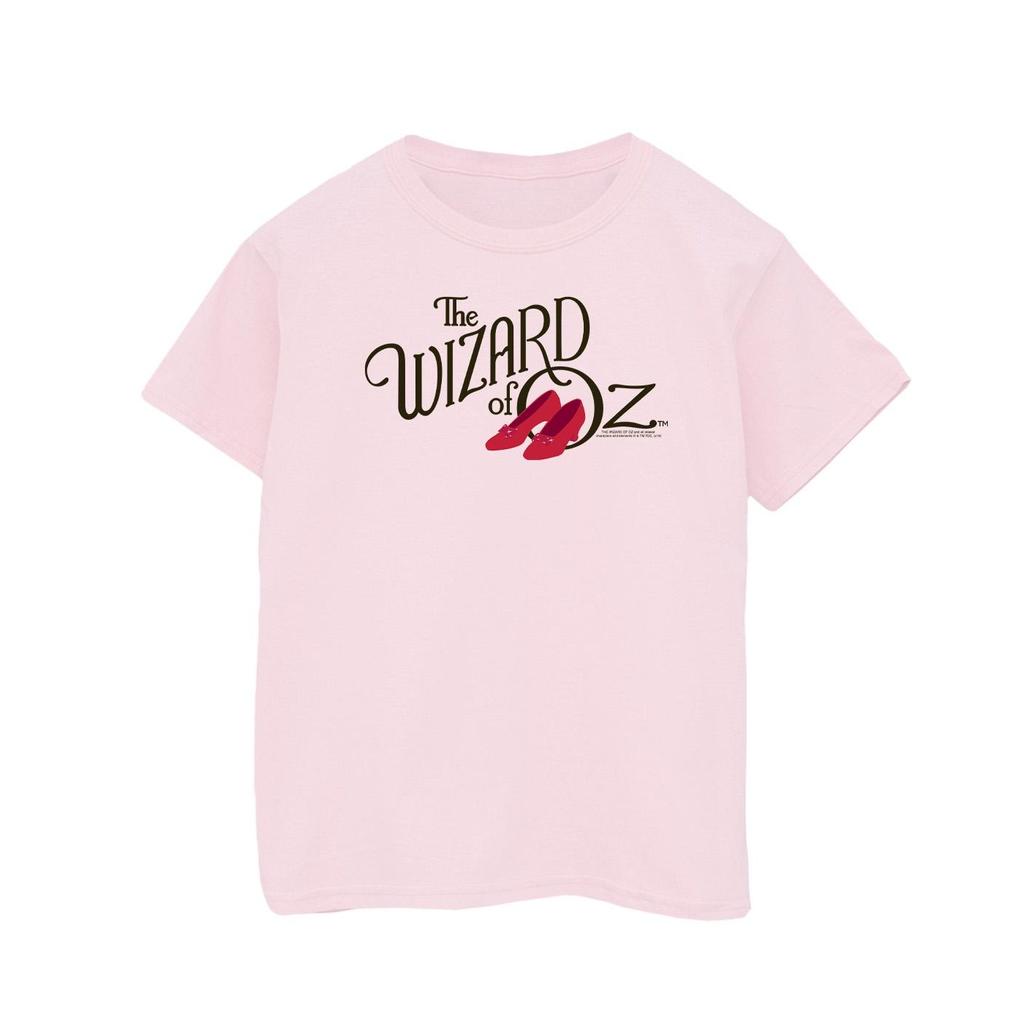 The Wizard Of Oz Girls Ruby Slippers Logo Cotton T-Shirt