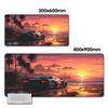 Laptop Gamer mousepad landscape mountain sunset racecar cartoon mouse pad Large Rug Locking Edge Keyboard Desk Mat for CSGO LOL