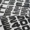 Flat Font Both Fender Letters Emblems V6 BITURBO for Mercedes Benz V6BITURBO Symbols Nameplate Tag Badge