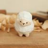 Wooden Carving Cat Ornament Sheep Small Rabbit Model Small Gifts Animals Ornament  Desk Decor