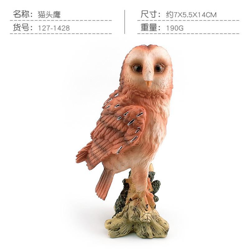 Stunning Static Animal Owl Figurine Collection Ideal For Desk Decoration And Display