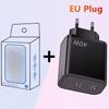 40W Dual PD Type-C Fast Charger for Mobile Phones - Travel-Friendly Charger Head
