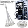 Adapter Cable Computer Cpu Fan Splitter Cable 4 Pin Adapter Hub 1 to 4 Converter Pwm 4pin Fan Extension Power Cable Motherboard