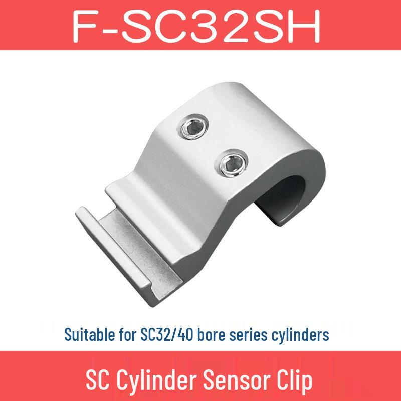 Magnetic Switch Mount Bracket for SC Cylinder Sensor (Fits Sizes F-SC32/63/80/125/160/250SH)