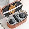 Travel tea set Small set Outdoor portable teapot Camping Kung Fu tea set Company business holiday gifts