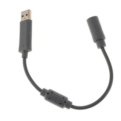 

Новый 23 см USB Dongle Breakaway Соединительный кабель Шнур Адаптер для Xbox 360 Аксессуары для контроллера чёрный