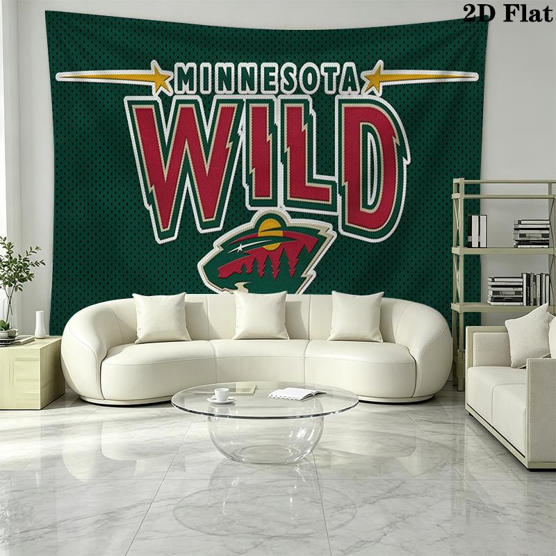 Minnesota Wild Wall Tapestry Aesthetic Wall Hanging Printed Fabric Blanket Decorative Tapestries for Bedroom Living Room Home Decor