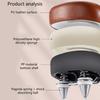 Ergonomic Bike Saddle Bike Seat with Shock Absorption and Waterproof Leather Suitable for Long Rides Water resistant