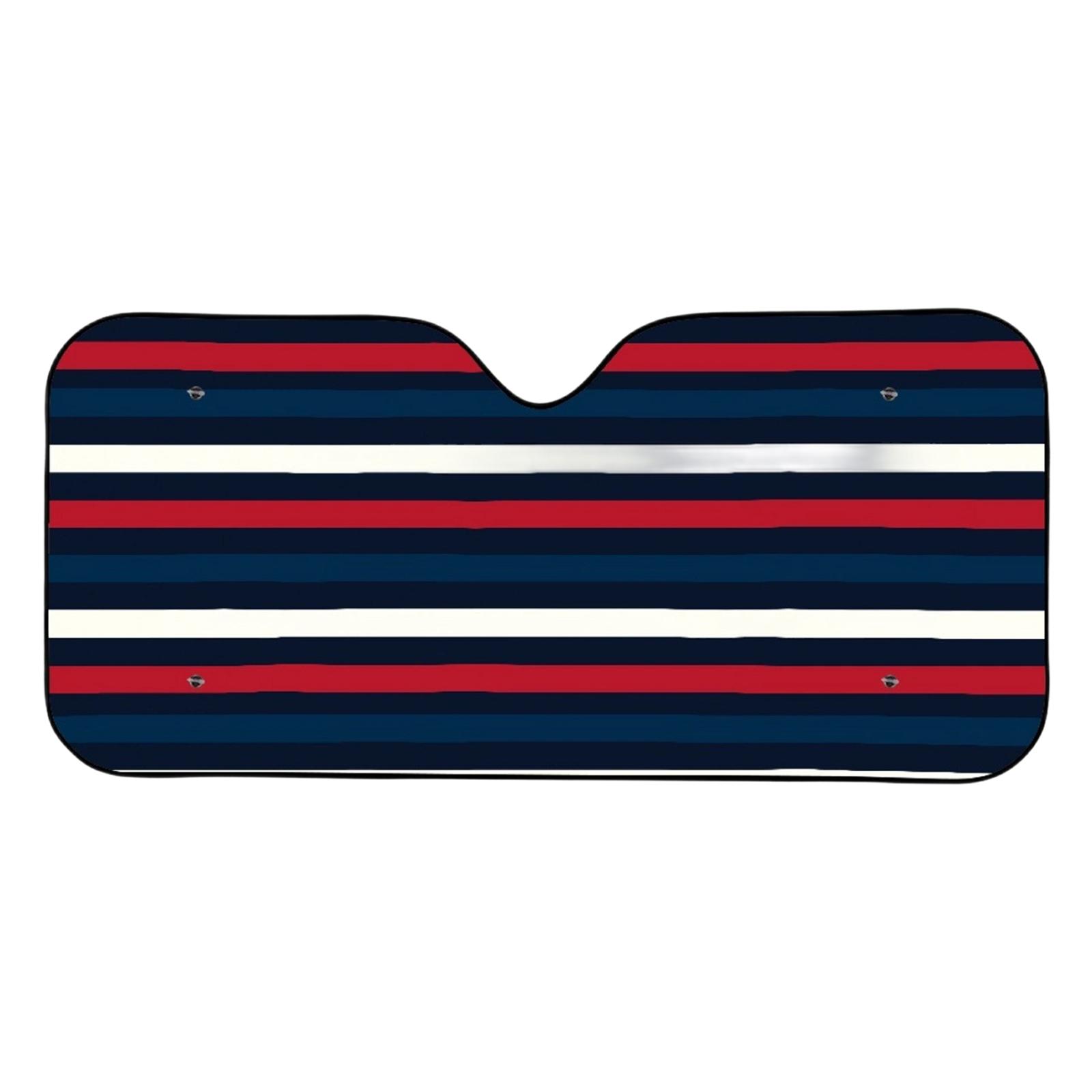 

American Flag Print Car Sunshade Windshield Sunshade Front Window Sun Blocker One Size