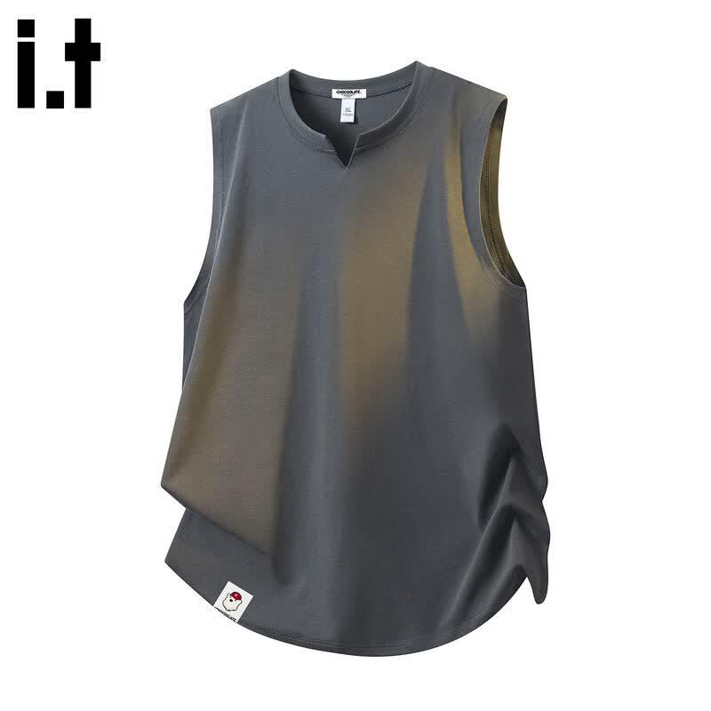 Men s Ice Silk Loose-Fit Quick-Dry Sport Tank Top XL