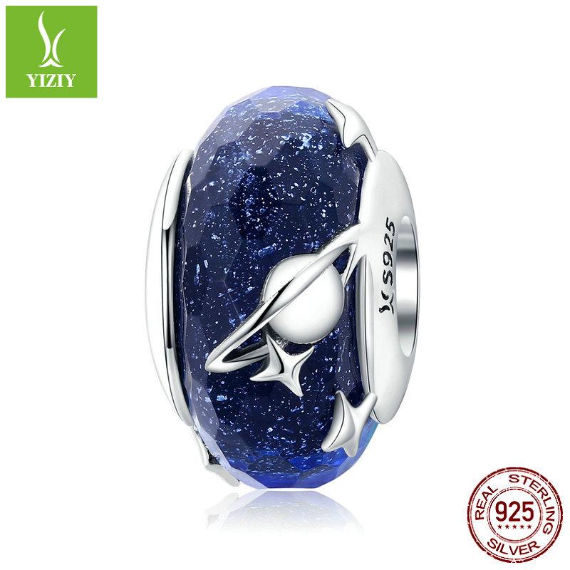 Design S925 Silver Glazed Bead Collection Diy Beaded Bracelet Jewelry Accessories
