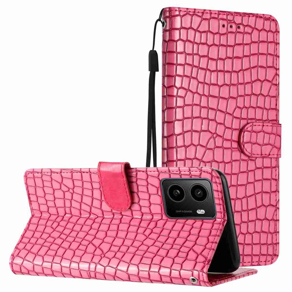 Krokodil-Mode-Handyhülle für Nokia-Serie.Nokia C110 C12 C2 C210 C22 C300 C310 C32 G310 XR21...,Geldbörse aus Kunstleder mit Kartenfächern & Stoßfest