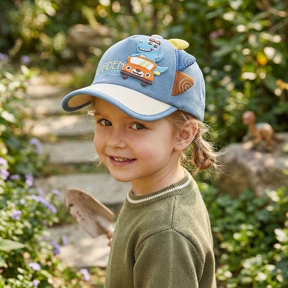 Sun Protection Kids Baseball Cap 3D Toddler Sun Hat Skin Friendly Children Peaked Cap